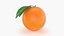 Arancio intero con collezione di foglie