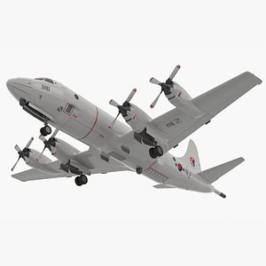 South Korea P3 Orion Anti Submarine Plane Simplified