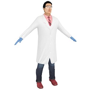 3D model scientist doctor games