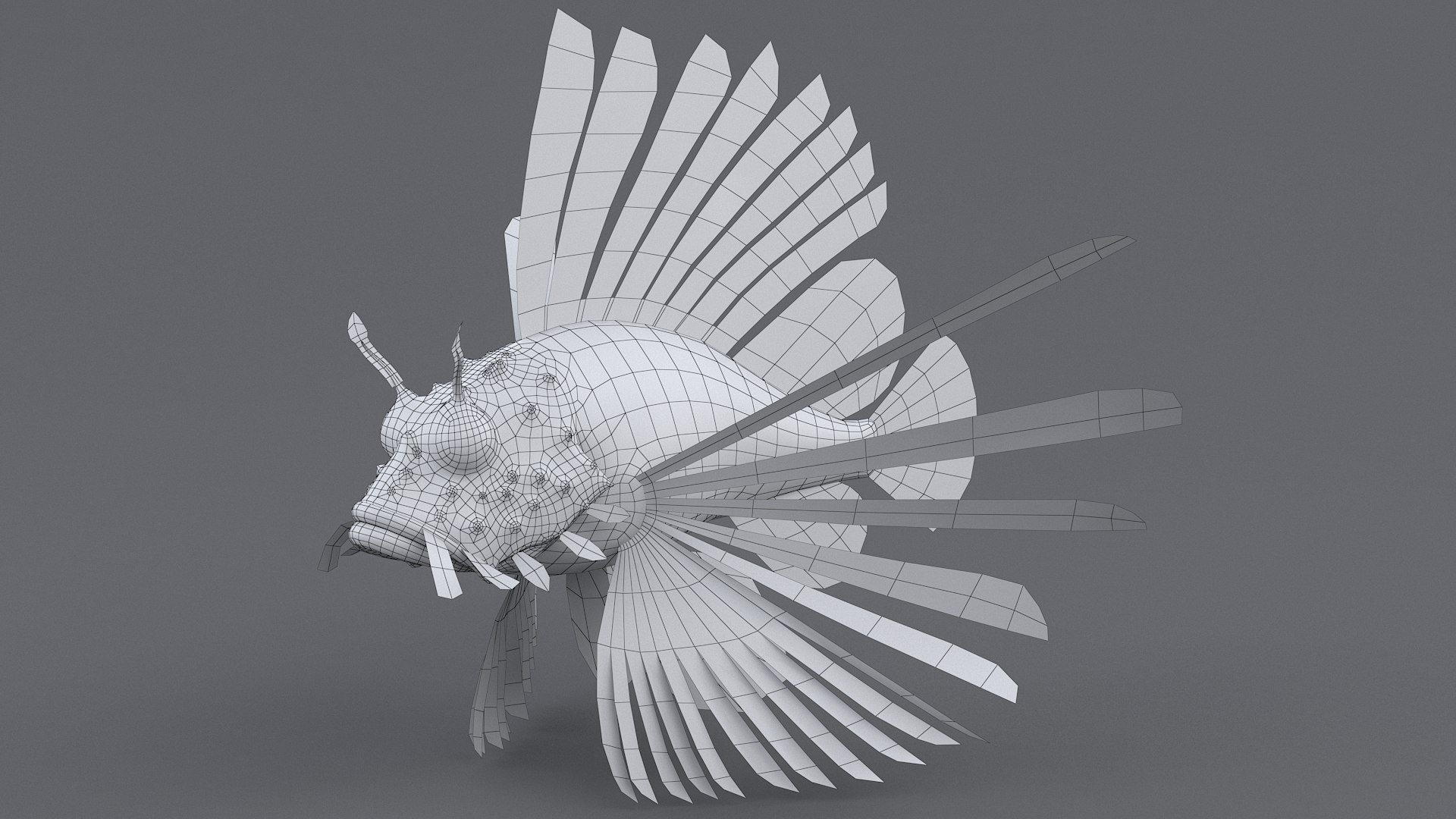 Lionfish Coral Reef Fish Model - TurboSquid 1494087