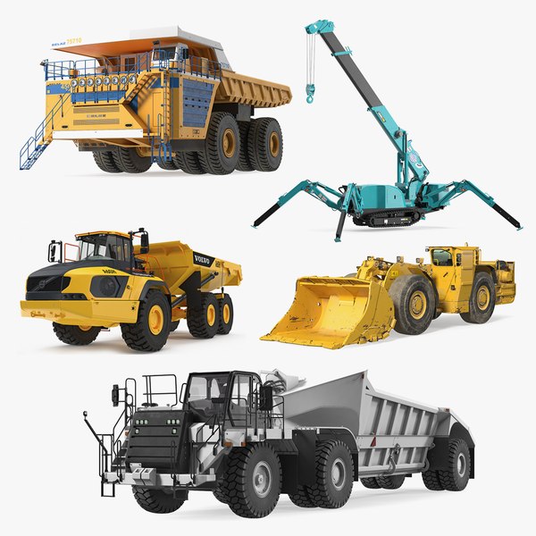 3D Heavy Construction Machinery Collection 3 Model - Turbosquid 1957269