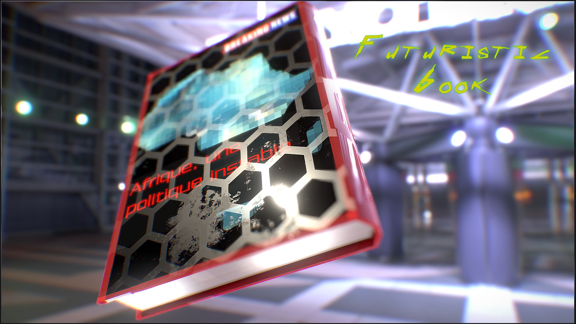 3D Futuritic Book - TurboSquid 1974033