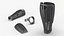 Prosthetic Fairing Shell for Lower Leg Black