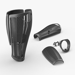 Prosthetic Fairing Shell for Lower Leg Black