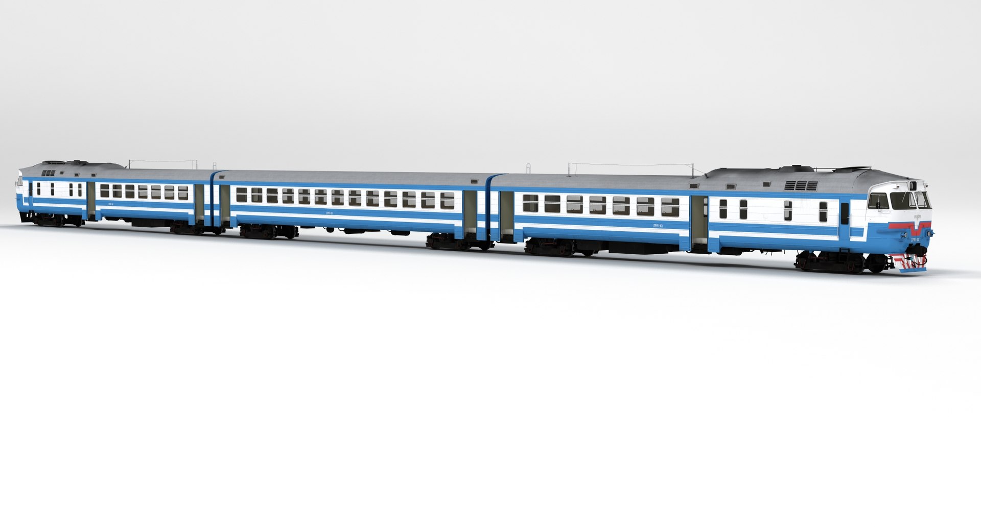 3d Model Dr1a Diesel Passenger Train