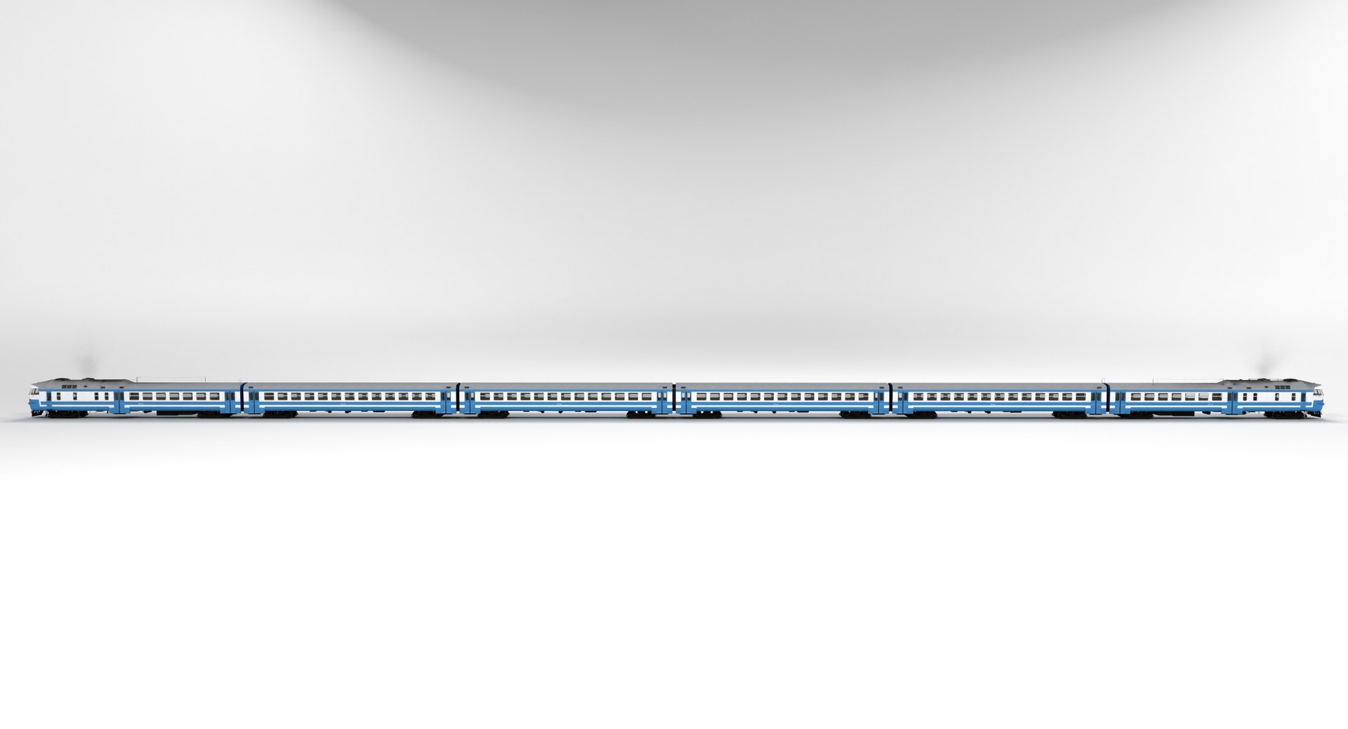 3d Model Dr1a Diesel Passenger Train