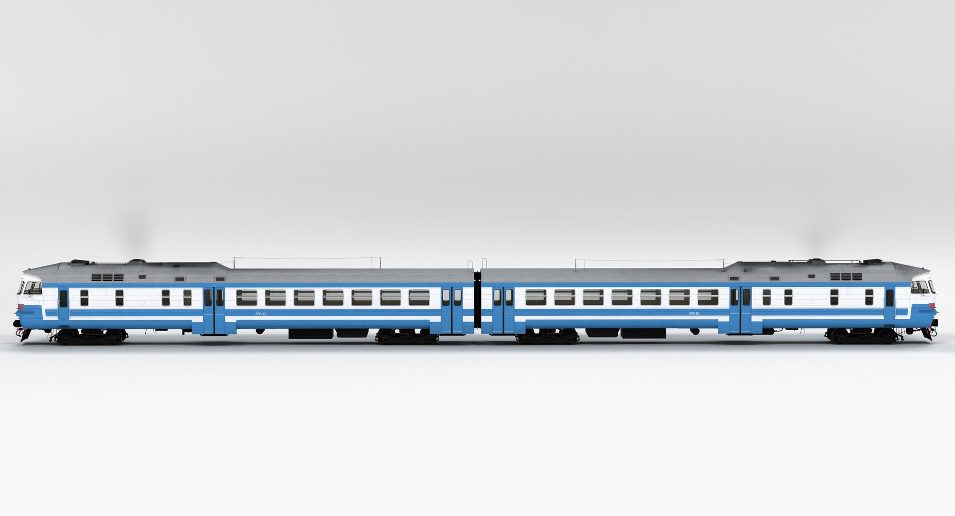3d Model Dr1a Diesel Passenger Train