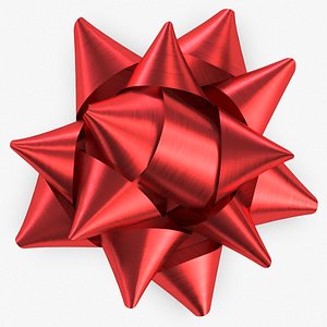 ribbon bow 3 3D model