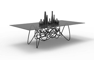 3D table shadow quantum dining model