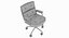 Eames Executive Chair Chromgestell Braunes Leder