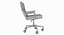 Eames Executive Chair Chromgestell Braunes Leder
