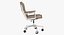 Eames Executive Chair Chromgestell Braunes Leder