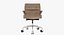 Eames Executive Chair Chromgestell Braunes Leder