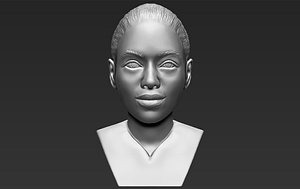 beyonce knowles bust ready 3D