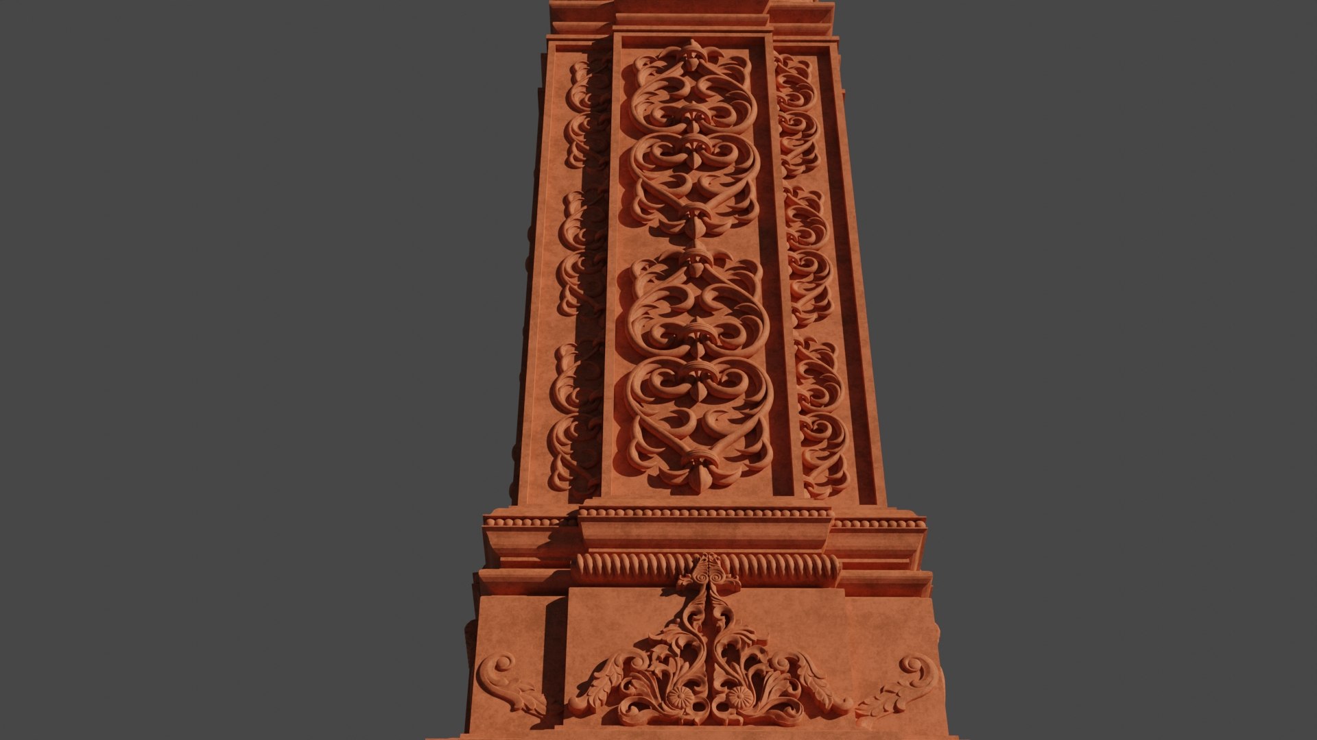 Free 3D Indian Temple Pillar 2 TurboSquid 2005754