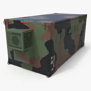Military Mobile Command Center Camouflage