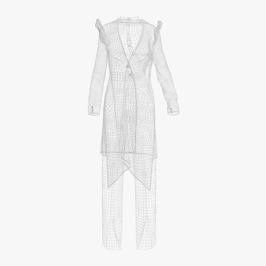 3D Uniform cloth Marvelous Designer or Clo3D ZPRJ - TurboSquid 2156658