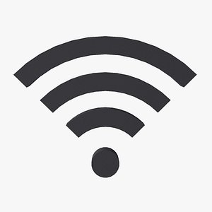 Black Wifi Symbol
