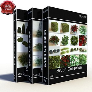 c4d shrubs vol4 collections bush