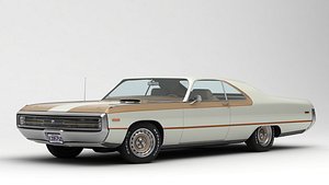 3D 1970 Chrysler 300 Hurst model