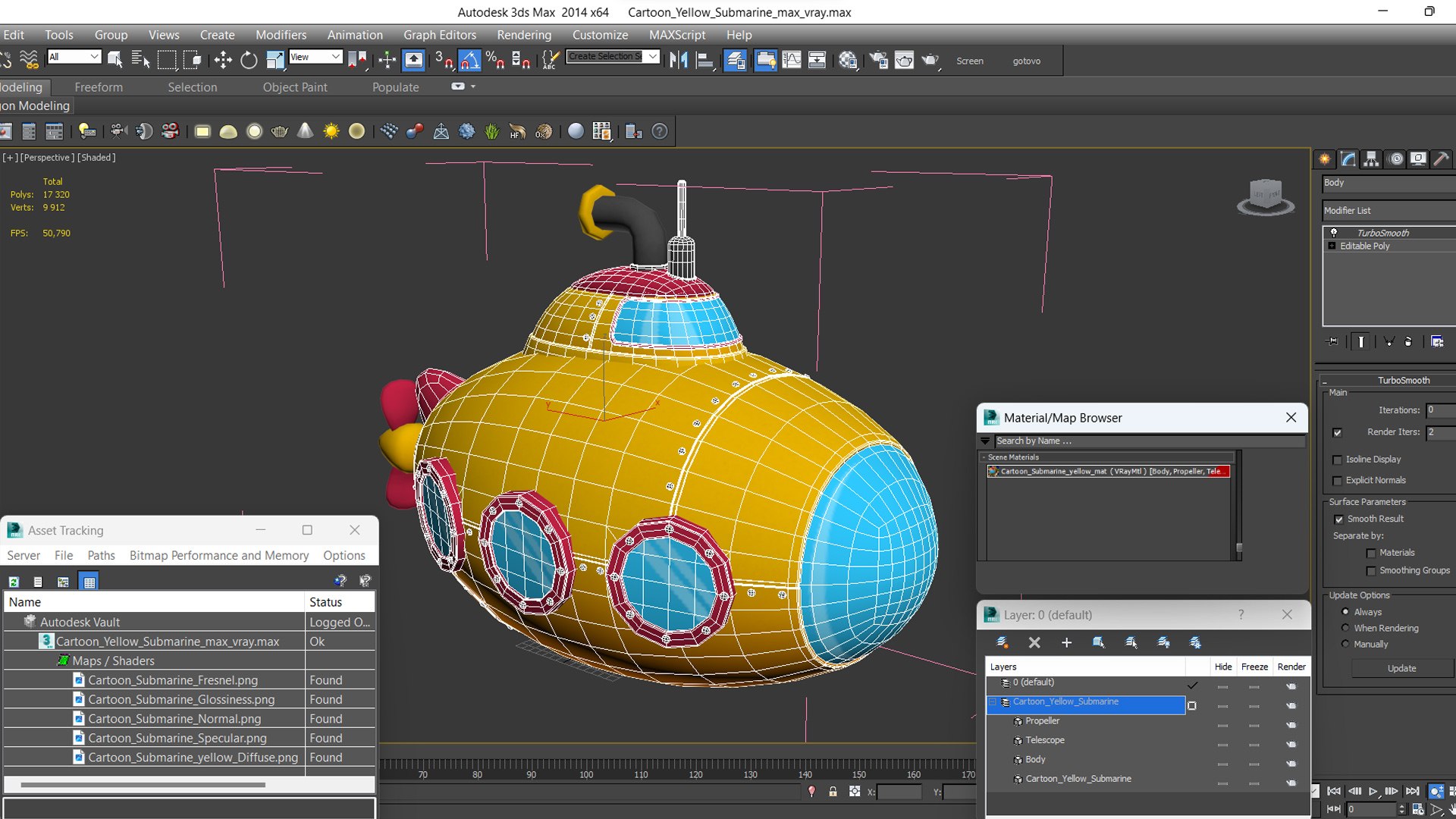 3D Cartoon Yellow Submarine https://p.turbosquid.com/ts-thumb/VP/wFqlIh/wd/cartoonyellowsubmarinevray3dmodel022/jpg/1710684781/1920x1080/fit_q87/951846e95fc3dddae223ac1ec93f11be2ac00f74/cartoonyellowsubmarinevray3dmodel022.jpg