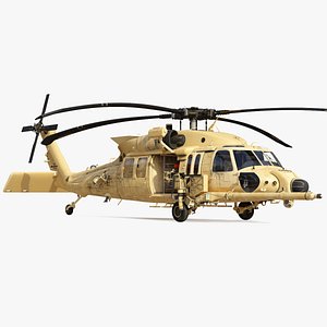 sikorsky hh60 pave hawk helicopter 3D model