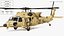 Sikorsky HH60 Pave Hawk Helicopter Rigged no Deserto