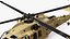 Sikorsky HH60 Pave Hawk Helicopter Rigged no Deserto