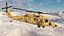 Sikorsky HH60 Pave Hawk Helicopter Rigged no Deserto