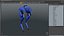 Two-legged Cassie Robot Blue
