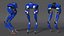 Two-legged Cassie Robot Blue