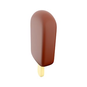 stick ice cream chocolate icon