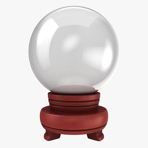 3D model crystal ball