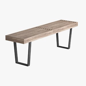 3D model Eames Shower Bench