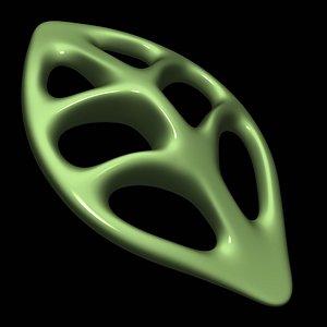 leaf 3D model