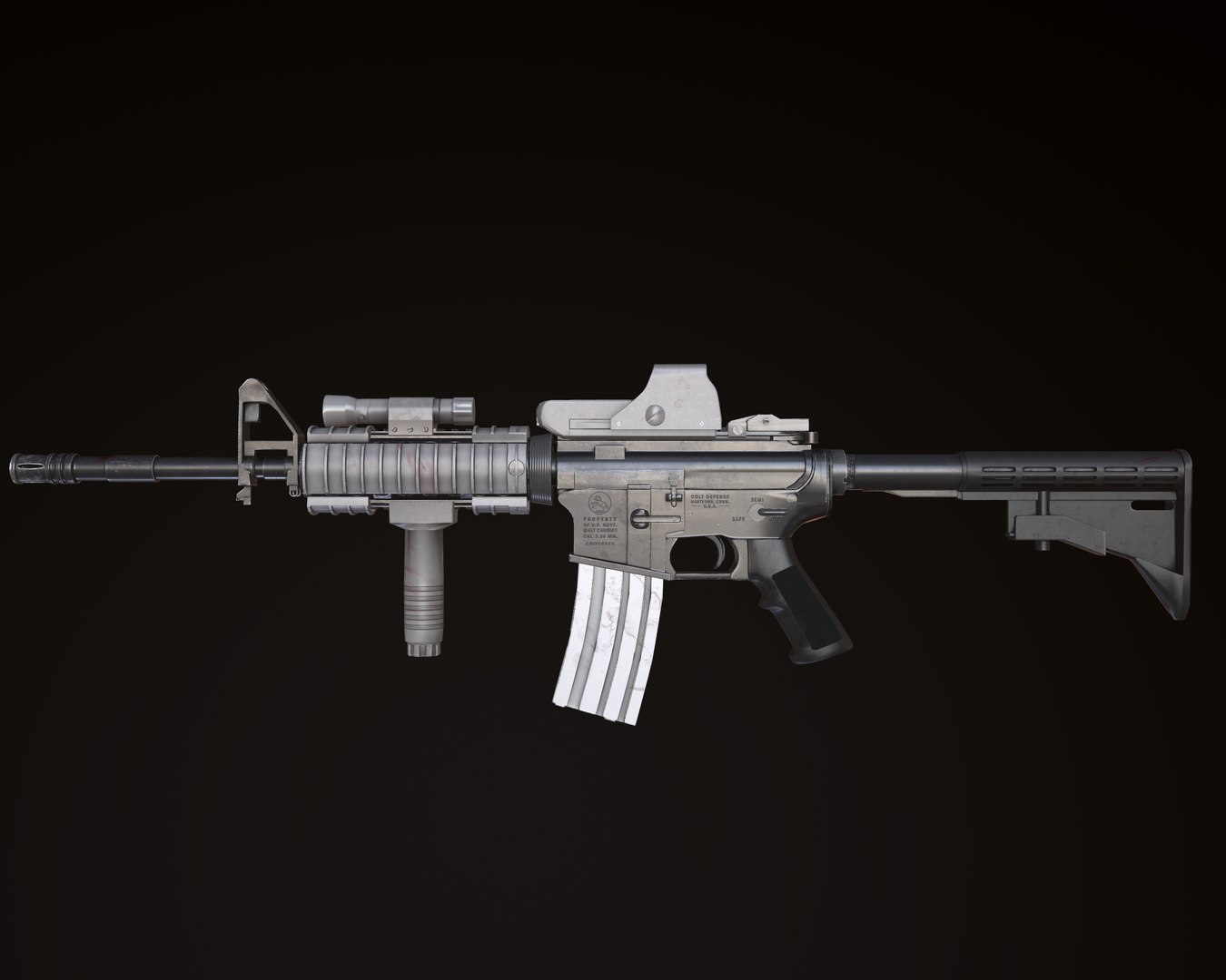 3D Model M4a1 Carabine - TurboSquid 1656904