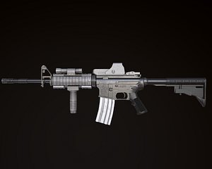 3D model m4a1 carabine