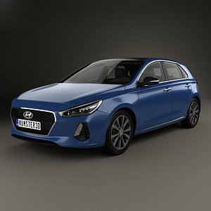 Hyundai I30 3ds Max Models for Download