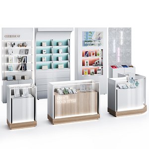 showcase 02 store window 3D model
