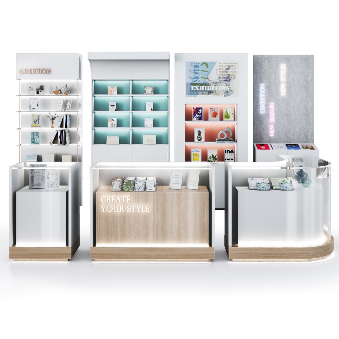 Showcase 02 Store Window 3D Model - TurboSquid 2117276