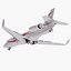 Dassault Falcon 2000LXS. Animated.
