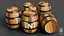 Donkey Kong  Wood  Barrel Collection
