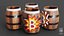 Donkey Kong  Wood  Barrel Collection