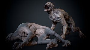 Dog alien monster