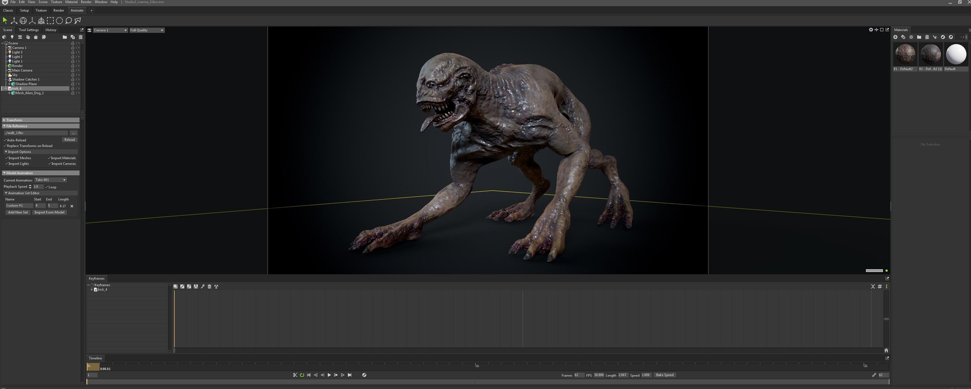 Dog alien monster 3D model - TurboSquid 1959235