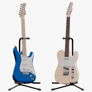 Fender Stratocaster and Fender Telecaster model