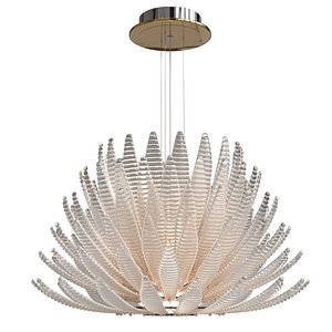 3D Barovier Toso AGAVE Handmade venetian crystal pendant lamp model