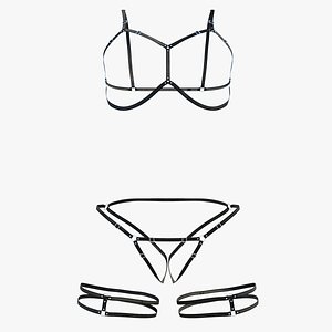 3D model Body Harness