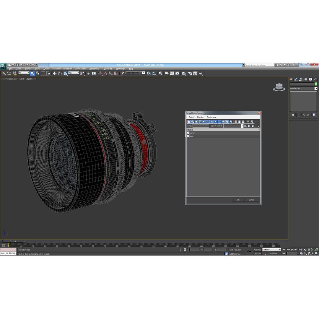 Canon Lens Obj