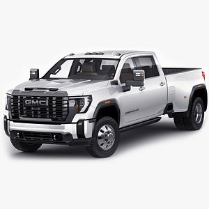 3D GMC Sierra 3500HD Denali Ultimate Dually 2024